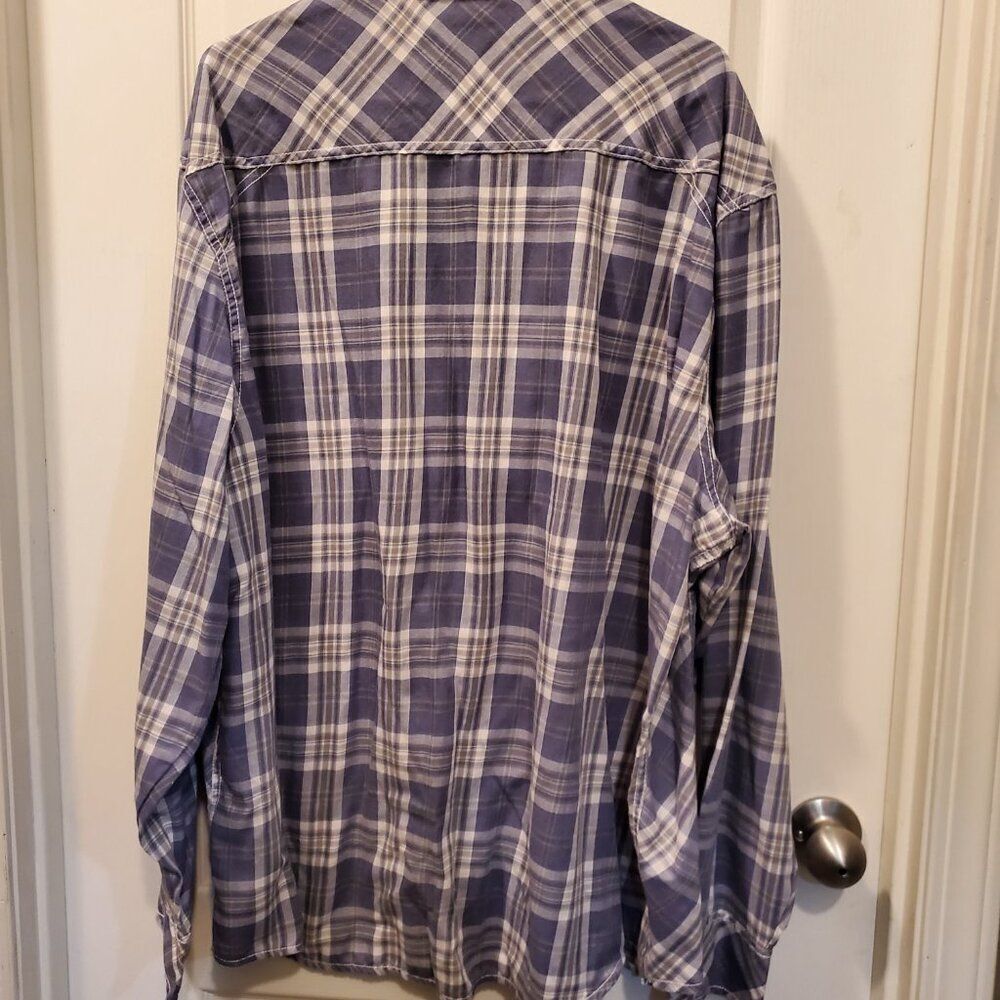 BKE Men's Big & Tall Y2K Classic button down (Pearl snaps) Western XXL - Picture 3 of 8